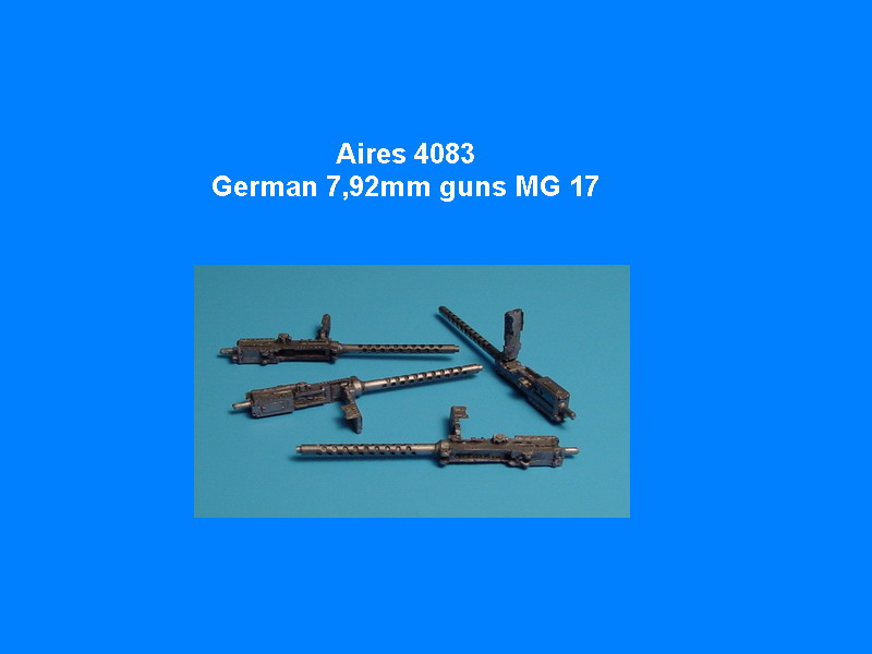AIR4083 German 7,92mm guns MG 17 1/48 AIR4083 German 7,92mm guns MG 17 1/48